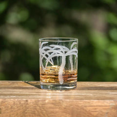 Palm Tree Etched Glassware - Kitchen AccessoriesRolf Glass