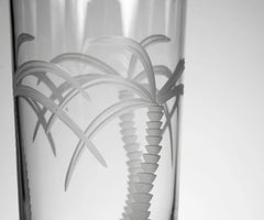 Palm Tree Etched Glassware - Kitchen AccessoriesRolf Glass