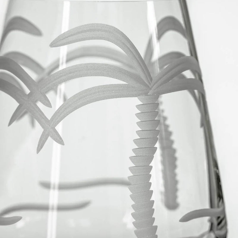 Palm Tree Etched Glassware - Kitchen AccessoriesRolf Glass