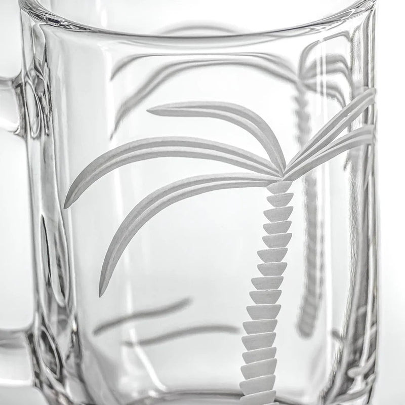 Palm Tree Etched Glassware - Kitchen AccessoriesRolf Glass