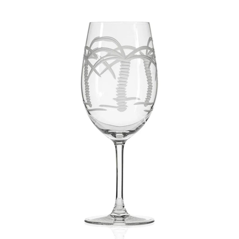 Palm Tree Etched Glassware - Kitchen AccessoriesRolf Glass