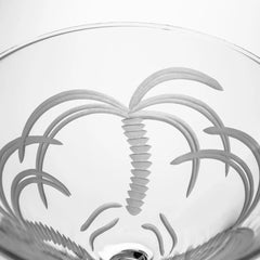 Palm Tree Etched Glassware - Kitchen AccessoriesRolf Glass