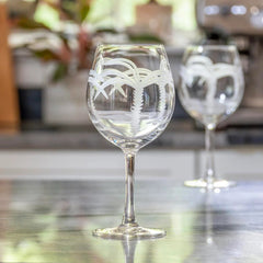 Palm Tree Etched Glassware - Kitchen AccessoriesRolf Glass