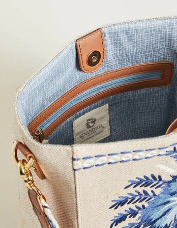 Palmetto Bucket Peeples Song Palms Handbag - SPARTINA 449