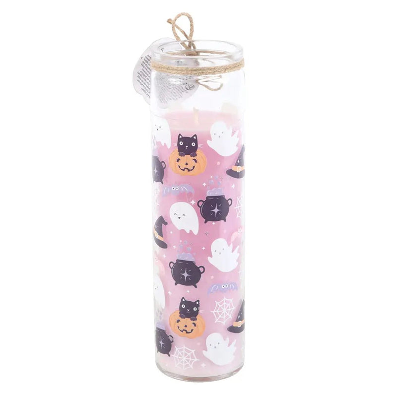 Pastel Halloween Candy Apple Tube Candle - Something Different Wholesale