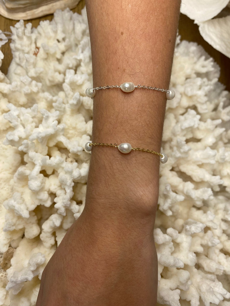 Pearl Bracelet/ Anklet - JewelryIsland Connection