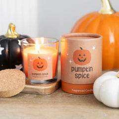 Peekaboo Pumpkin Spice Halloween Candle - Something Different Wholesale