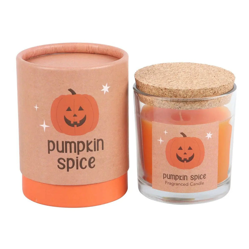 Peekaboo Pumpkin Spice Halloween Candle - Something Different Wholesale