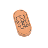 Pressed Penny - Elephant- Custom Printed 1x2 Tile - Made Using LEGO® Parts