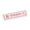 Peppermint Place Street Sign - Custom Printed 1x4 Tile - Made with LEGO® Parts
