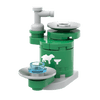 Pet-Friendly Drinking Fountain - Printed Mini Build - Made Using LEGO® Parts