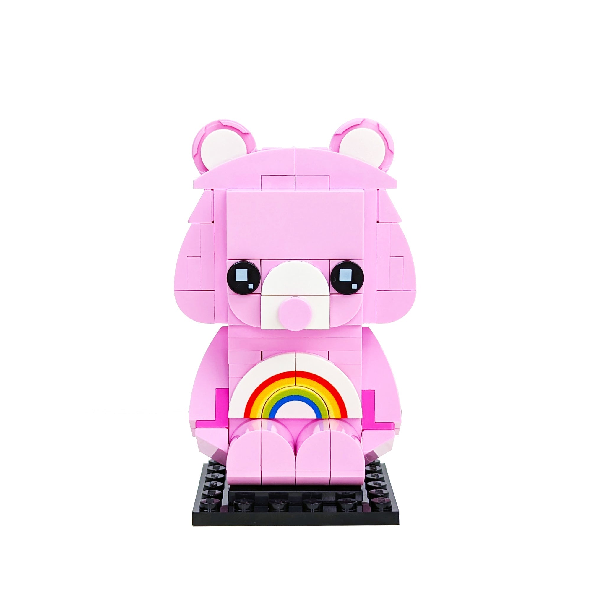 Pink Friendship Bear Brick Building Set - Custom Building Set - Made Using LEGO® Parts