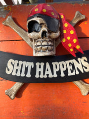 Pirate Sign - 4 Styles - Wall DecorWorld Shells Imports