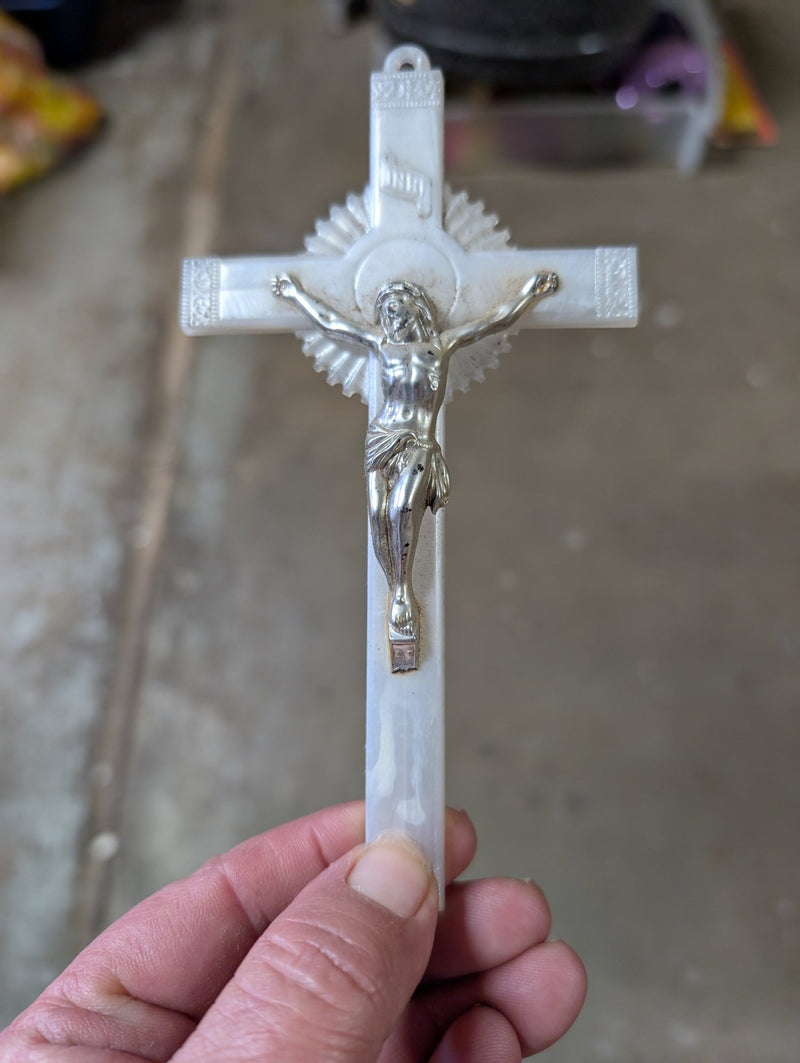 Plastic crucifix for crafts - Loving Coastal Living