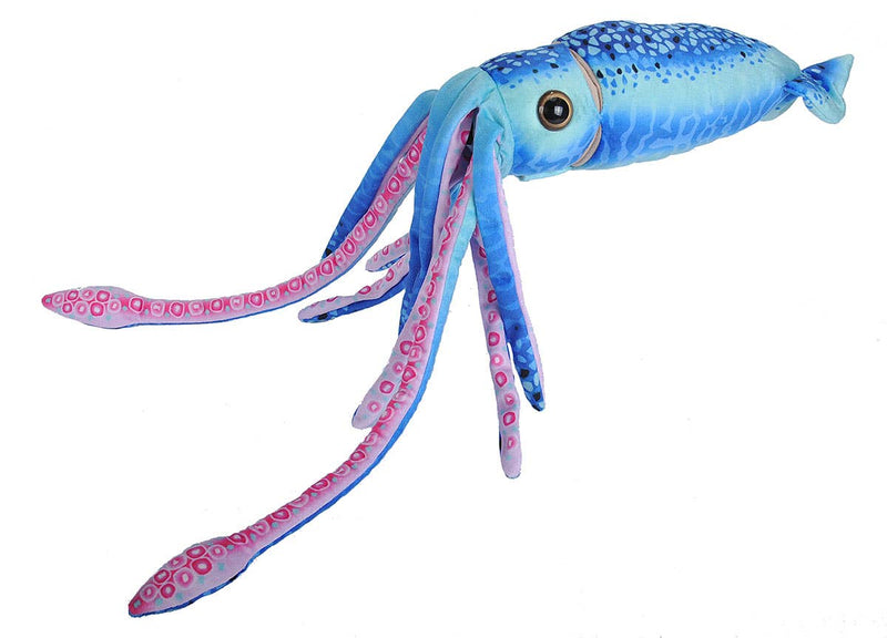 Plush Squid Blue Stuffed Animal 12" - Wild Republic