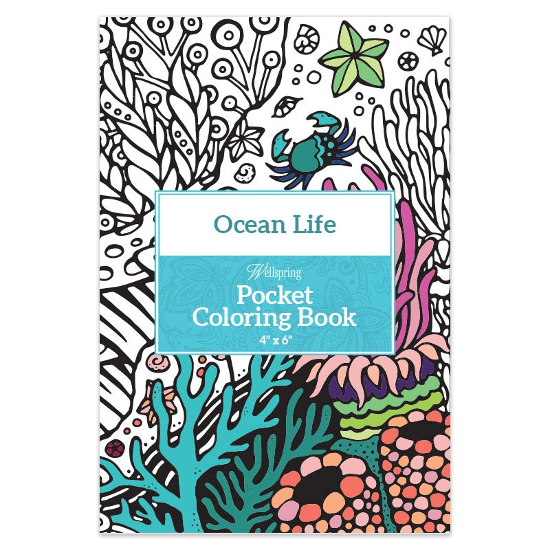 Pocket Coloring Book - Ocean Life