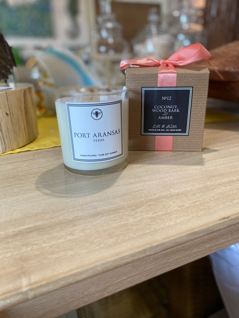 Port Aransas Texas Soy Candle - CandleElla B. Candles