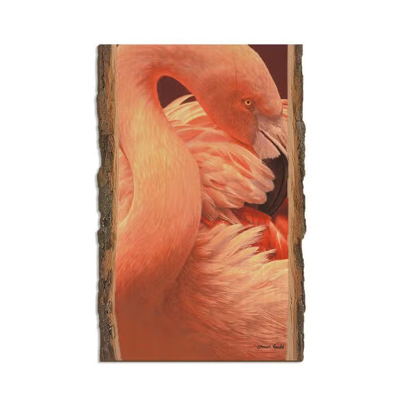 Preeing Flamingo - Wood Magnet - Accent DecorDaydreamHQ