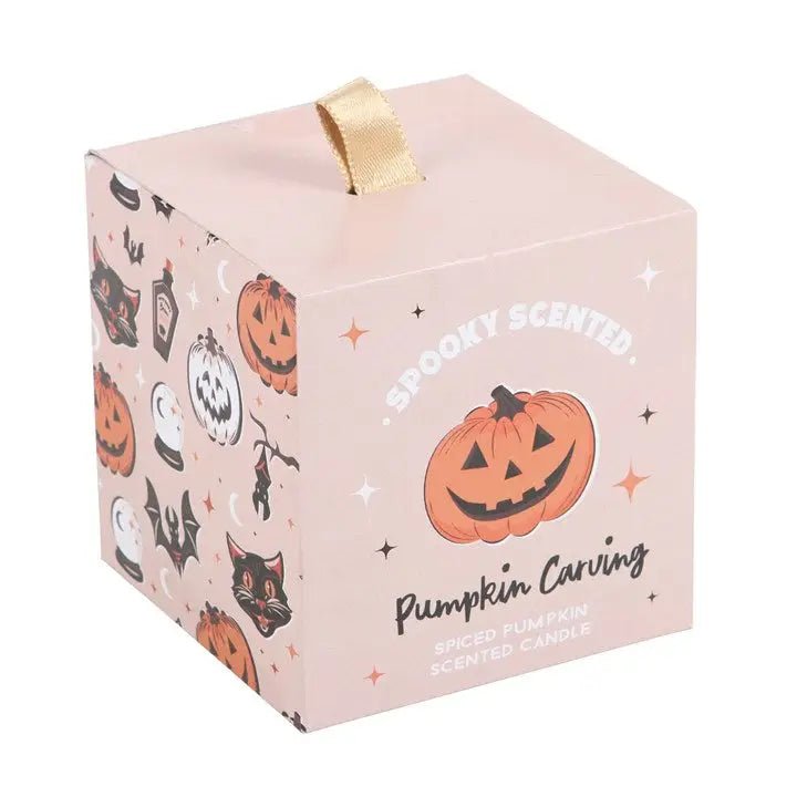 Pumpkin Carving Spiced Pumpkin Halloween Candle - Something Different Wholesale