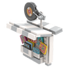 Record Kiosk  - Market Stall - Custom Build Kit - Made Using LEGO® Parts