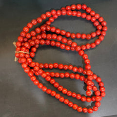 Red Bead Garland - Christmas decorLoving Coastal Living