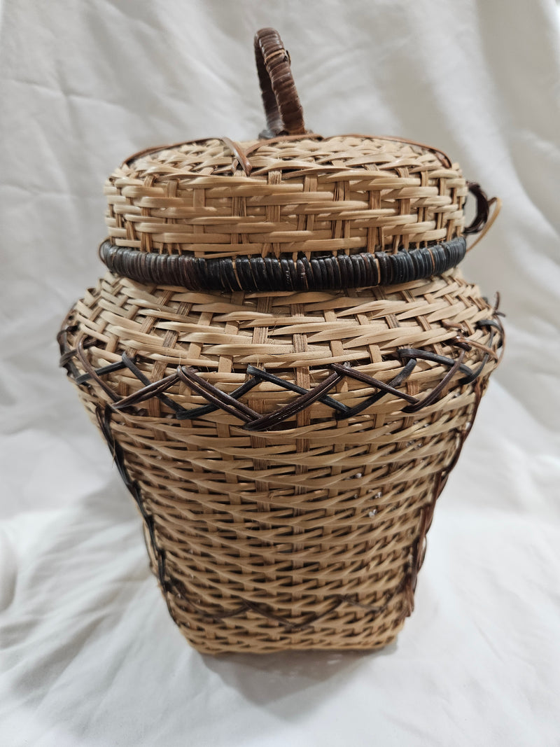 Vintage Woven Wicker Basket