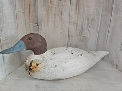 Antique Vintage Wood Carved Duck Decoy