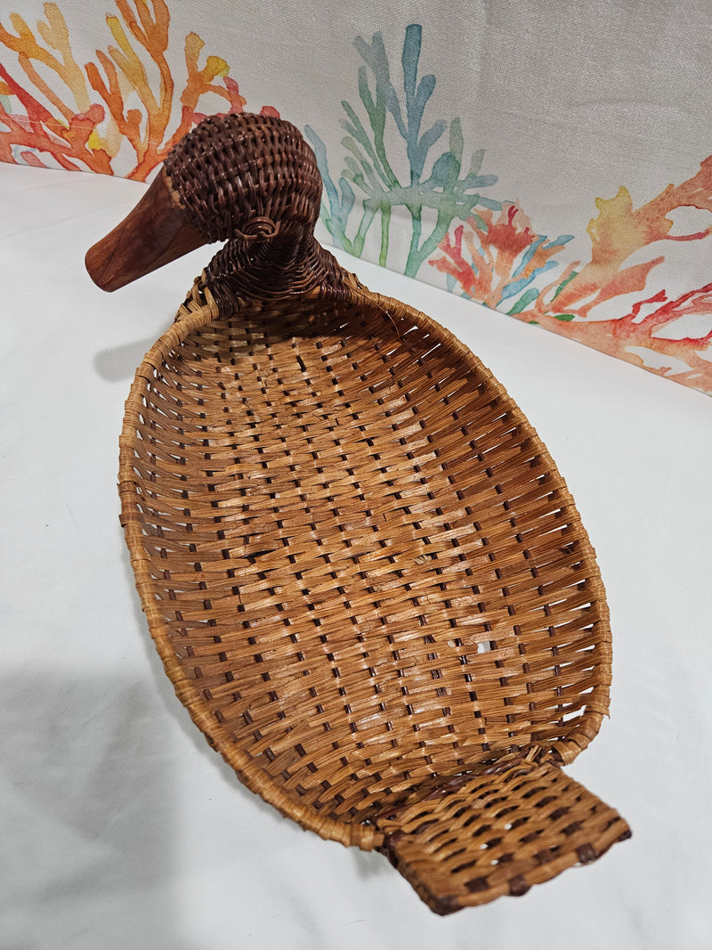 Vintage Duck Basket