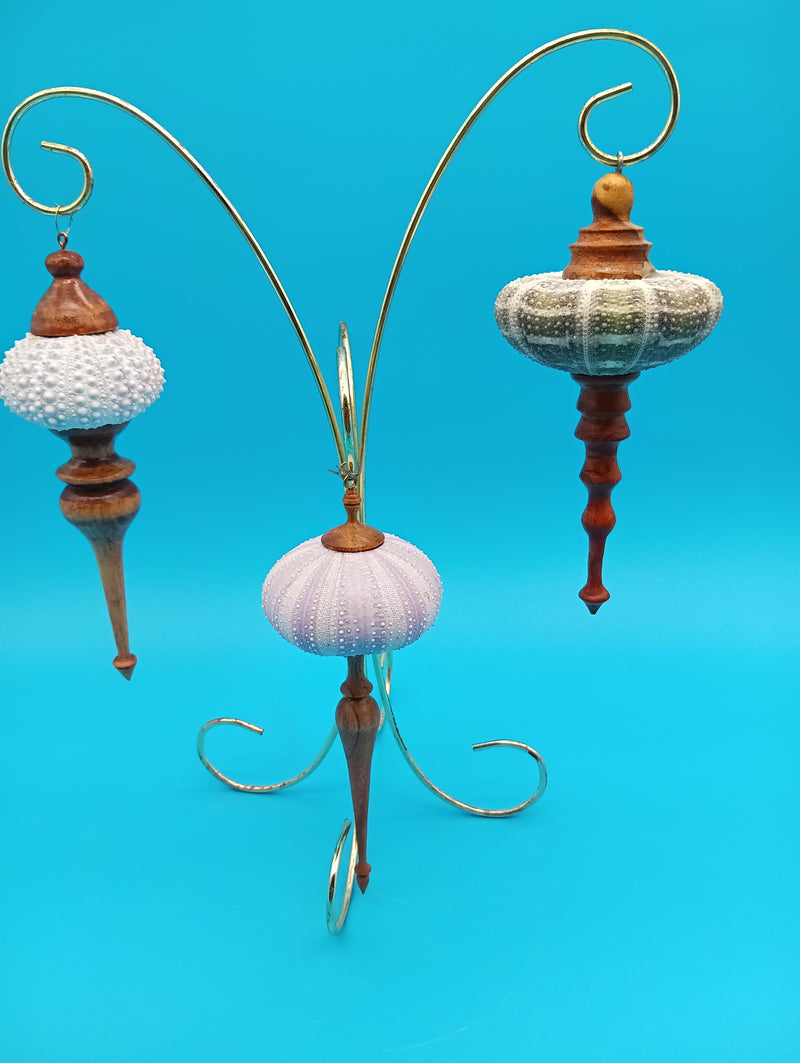 11" Gold Plated Ornament Stand