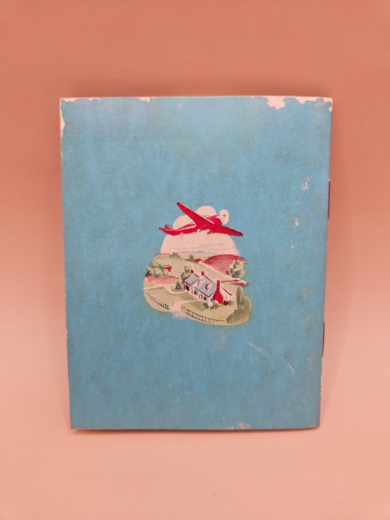 Vintage Whitman Tiny Tales Miniature Jackie's Airplane Ride Soft Cover Book