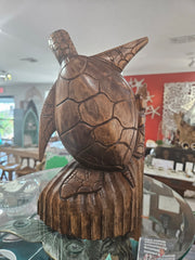 Wood Carved Turtle