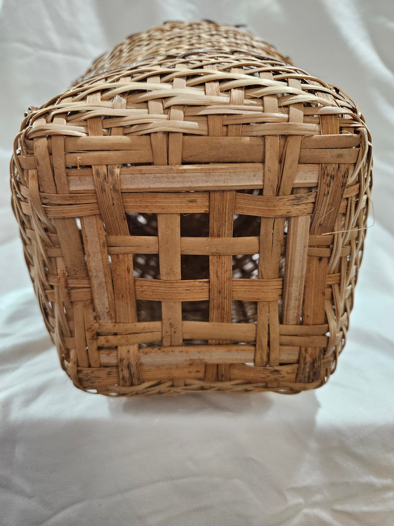 Vintage Woven Wicker Basket