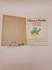 Vintage Whitman Tiny Tales Miniature I Have A Turtle