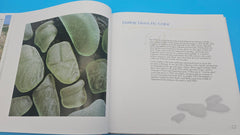 Pure Sea Glass hardcover book by Richard LaMotte, ninth printing 2008, with sea glass identification guide and full-color photographs.