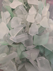 Hand Tumbled Seaglass Seafoam Colors Of Frosted Light Tones Greens