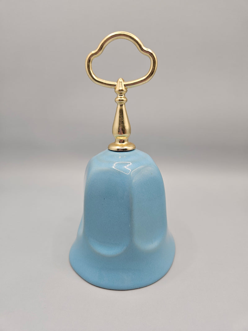 Terra Cotta Bell With Gold Handle