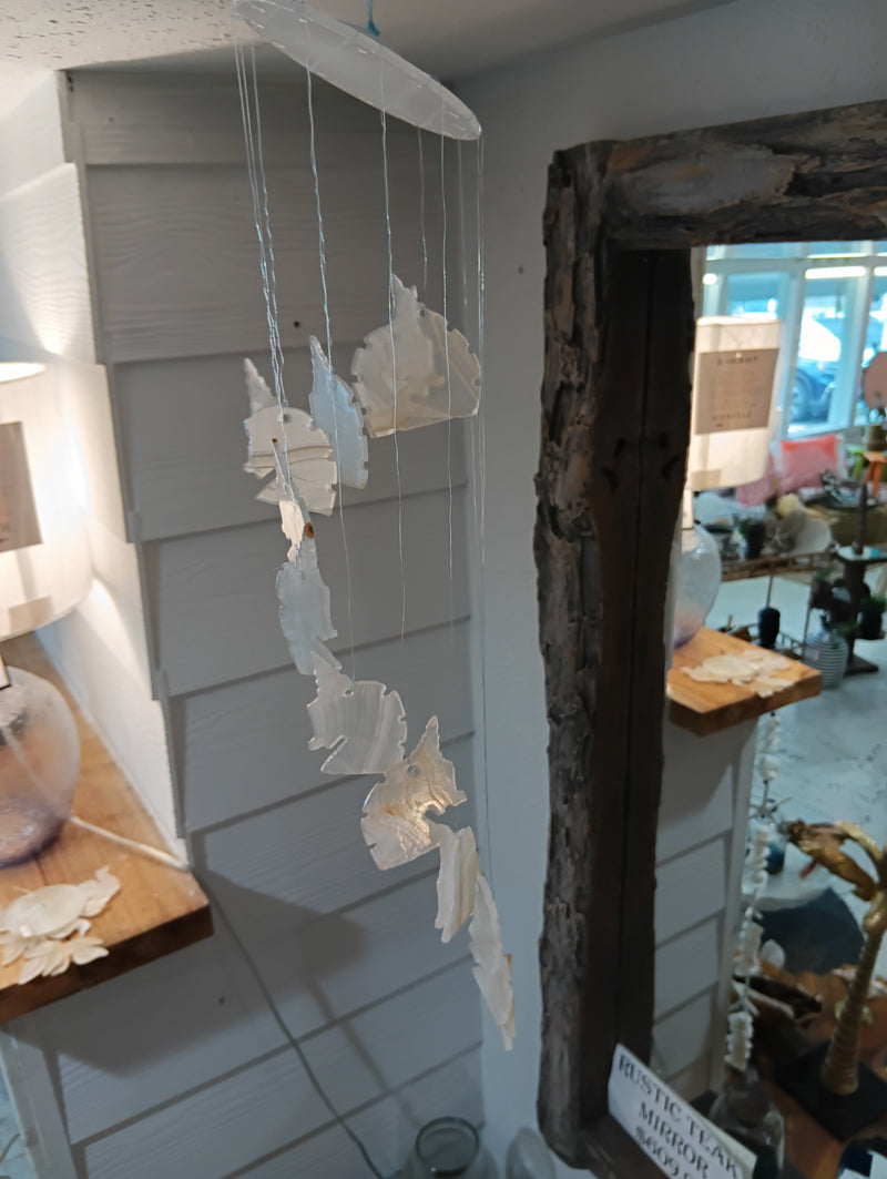 Hand-carved unicorn onyx wind chime with cascading stone unicorns, 17 inches long – Loving Coastal Living