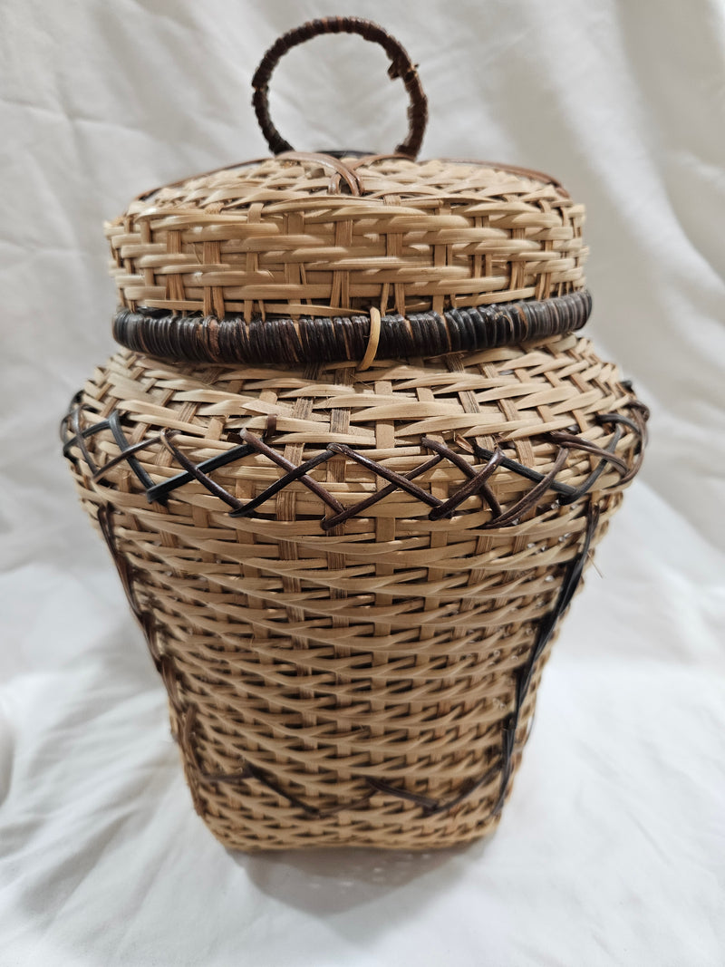 Vintage Woven Wicker Basket