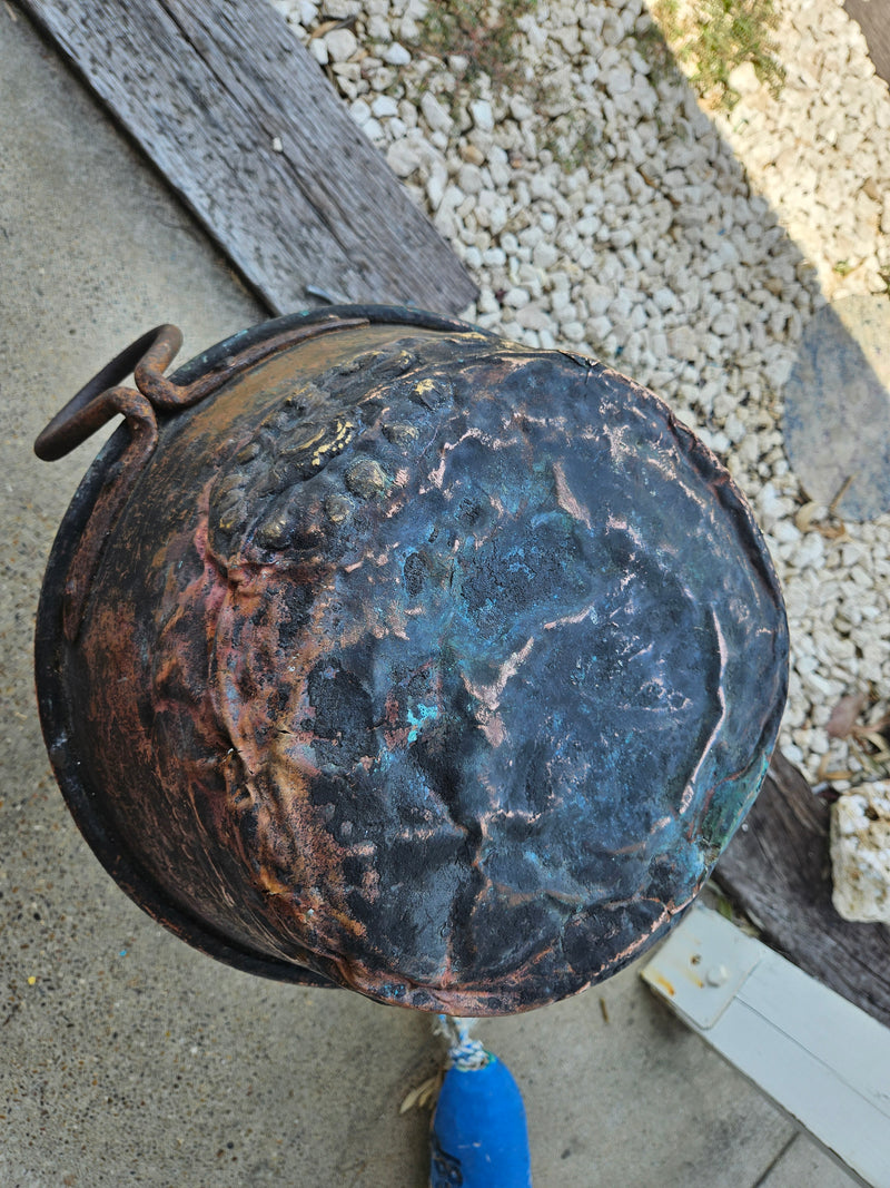 Antique Copper Pot Circa Mid 1800s