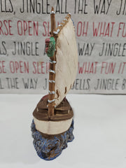 Sailing Santa Figurine