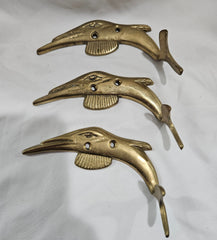 Vintage Iron Whale Nautical Hooks