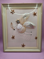 Fairy Framed Shell Art