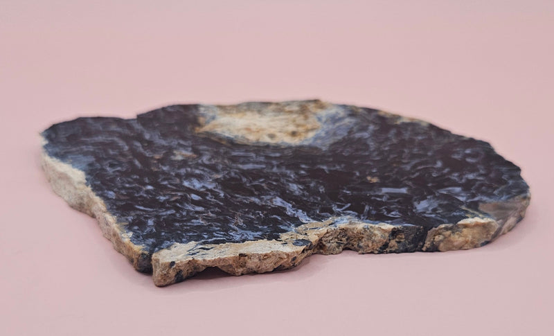 Rare Namibian Petersite stone specimen for mineral collectors, metaphysical decor, geology enthusiasts