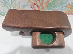 Vintage Redwood Hippo Trinket Box