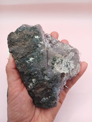 Natural Amethyst Cluster with Purple Quartz Points on Matrix – 4.7x3.5
