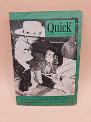 Vintage Quick News Weekly Magazine