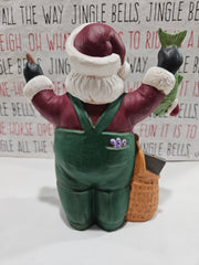 Live Bait Santa Figurine