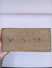 Rustic Wood Display Piece – Vintage Style