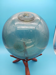 Hand-Blown Glass Fishing Float – Extra Large Japanese Nautical Decor 10.5