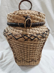 Vintage Woven Wicker Basket